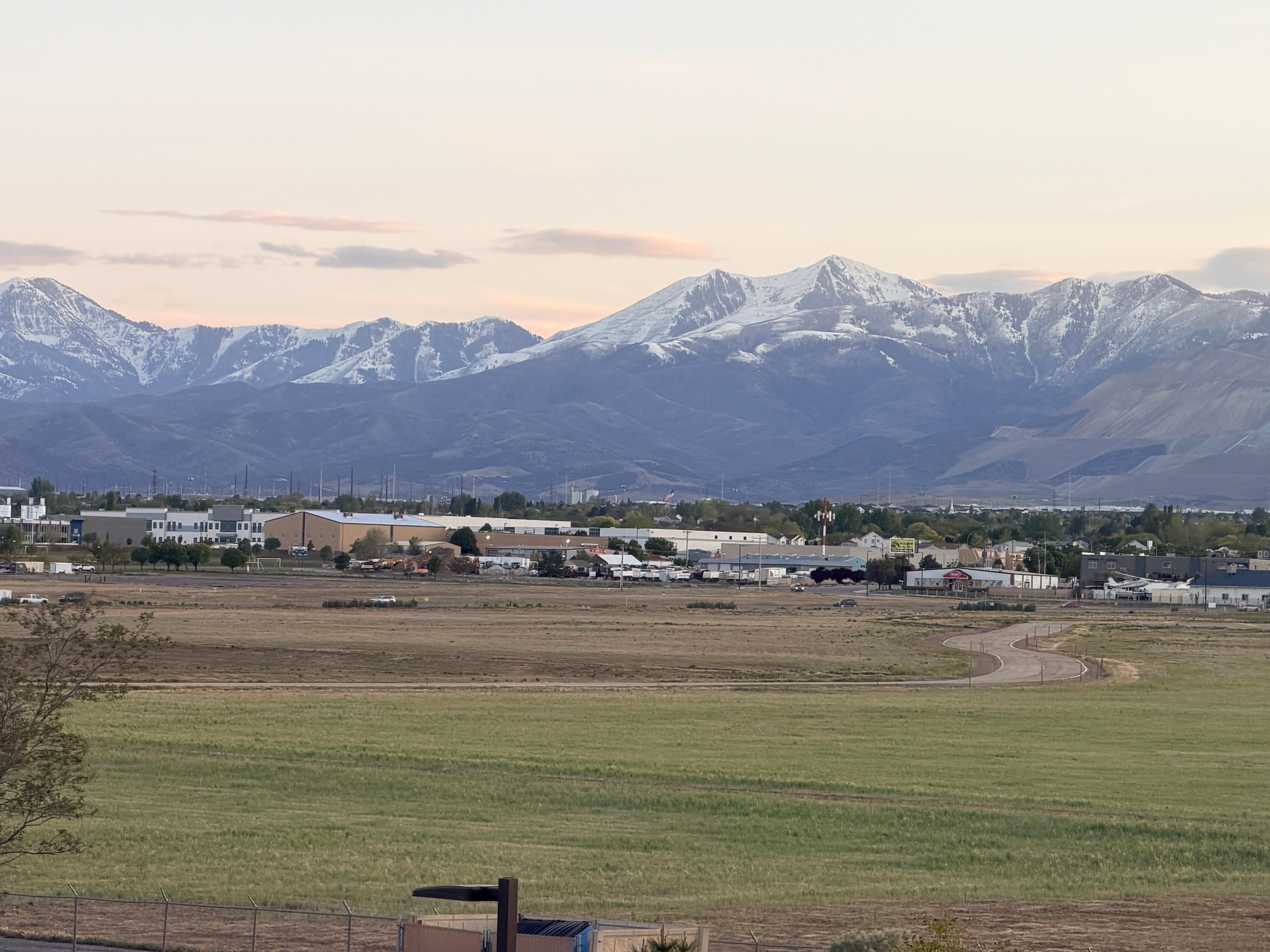 Small airport near the hotel