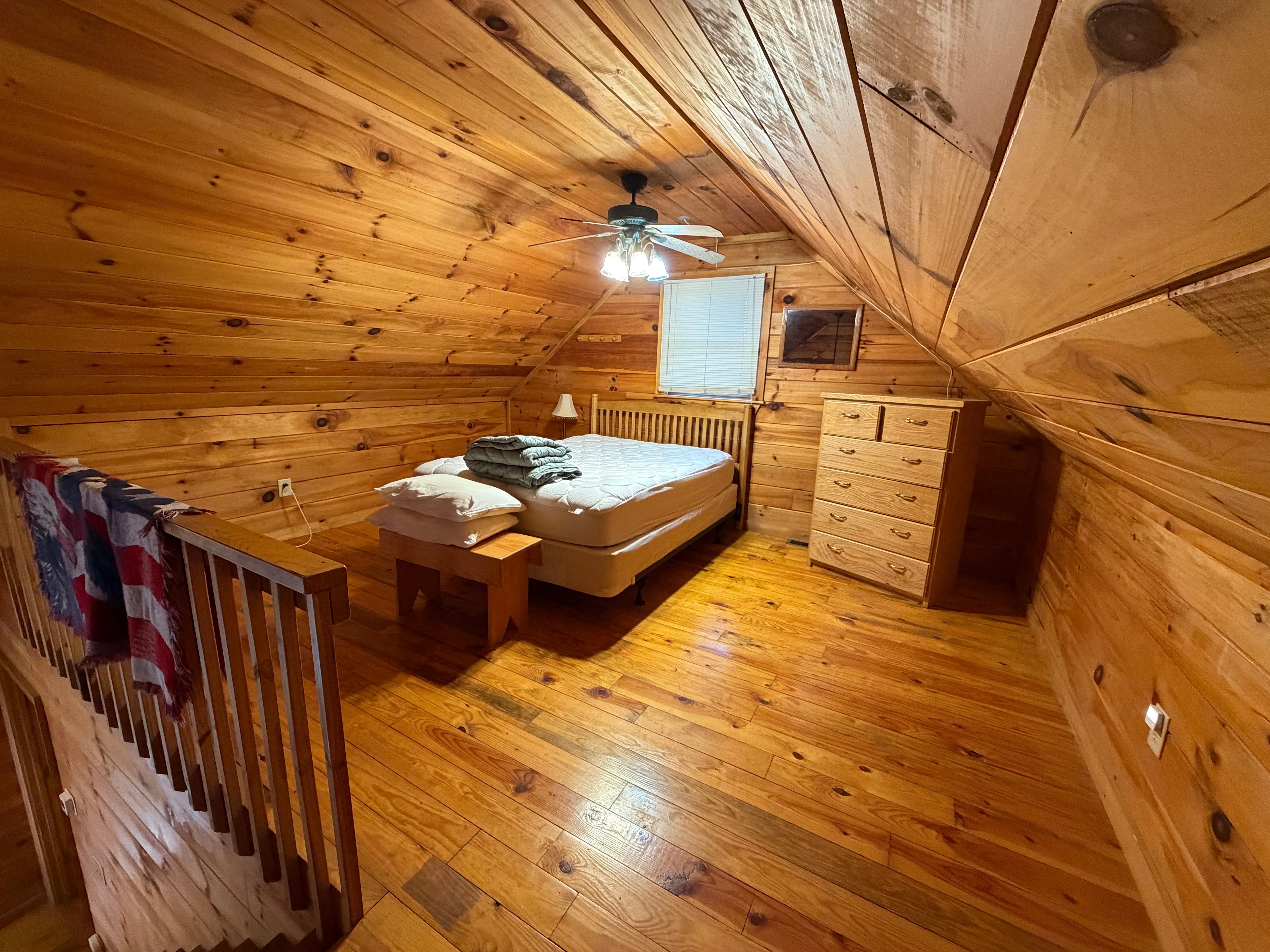 This is the upstairs loft