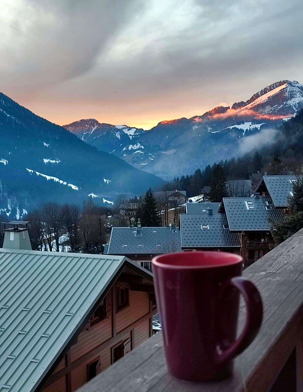 Vue côté couché du soleil 