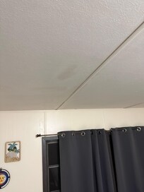 Dark spots on ceiling