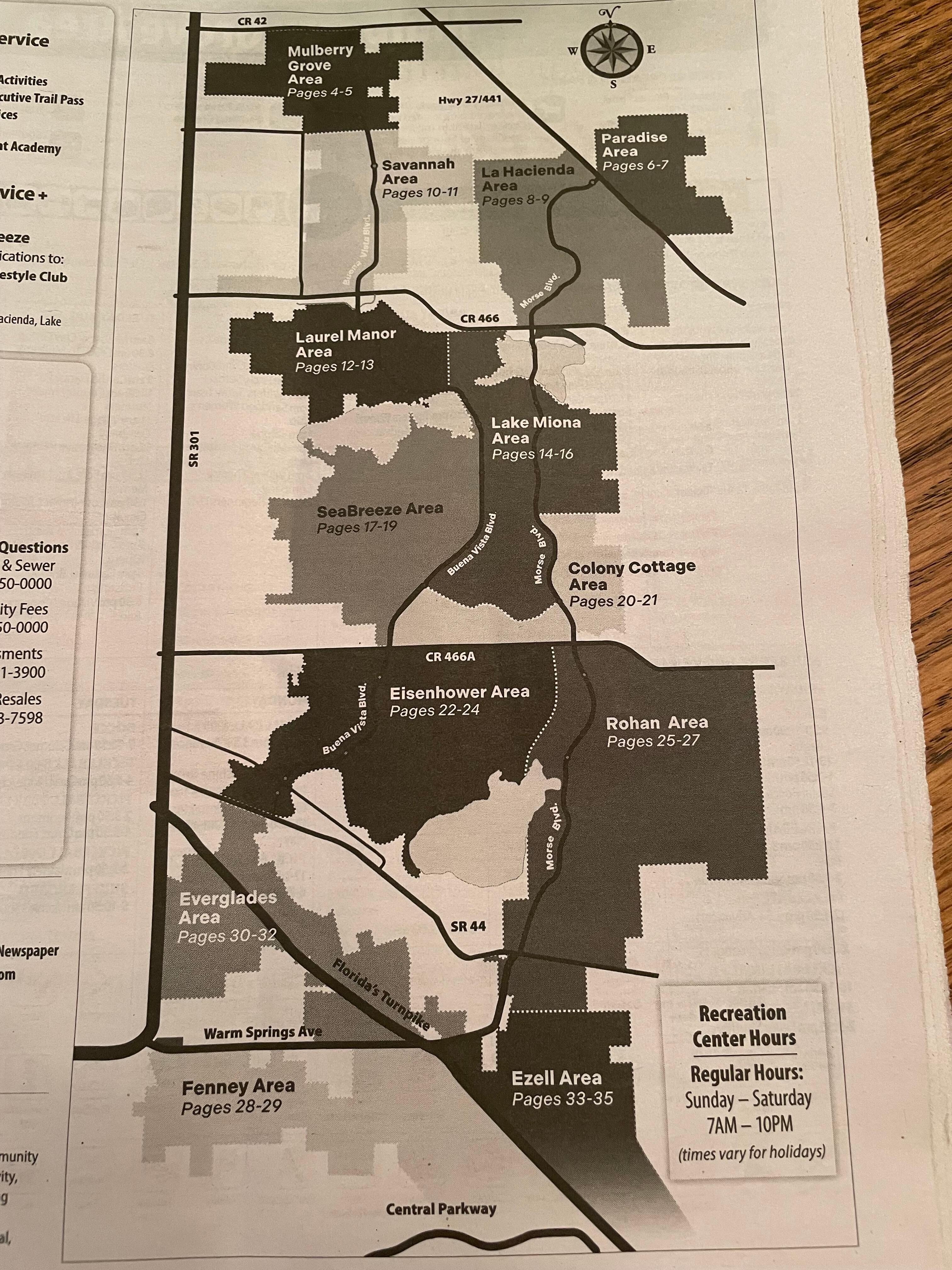 Lots of resources at the Recreation centers.