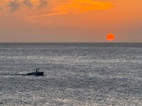 Sunset from the balcony.