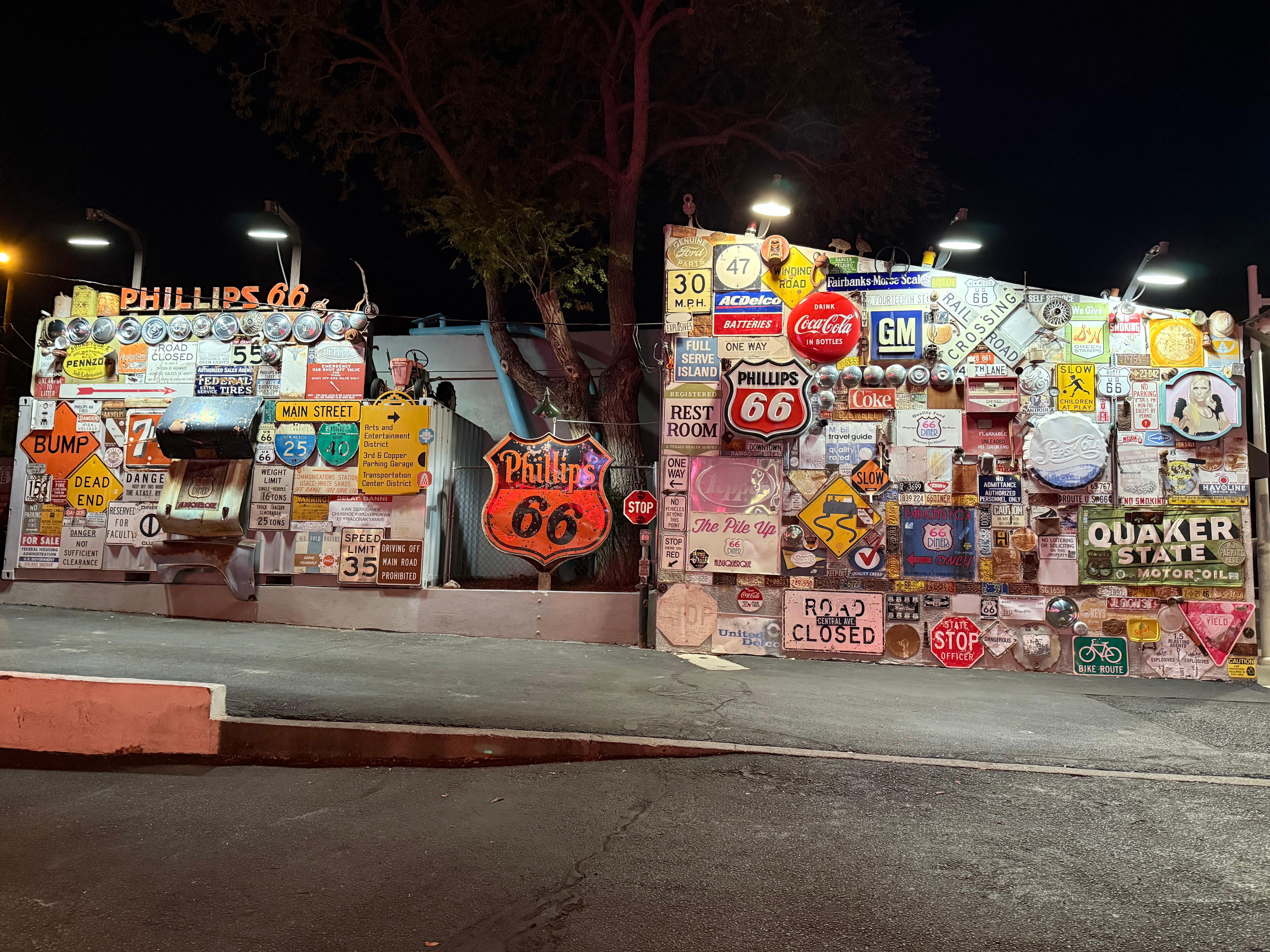 Route 66 Parking Lot 