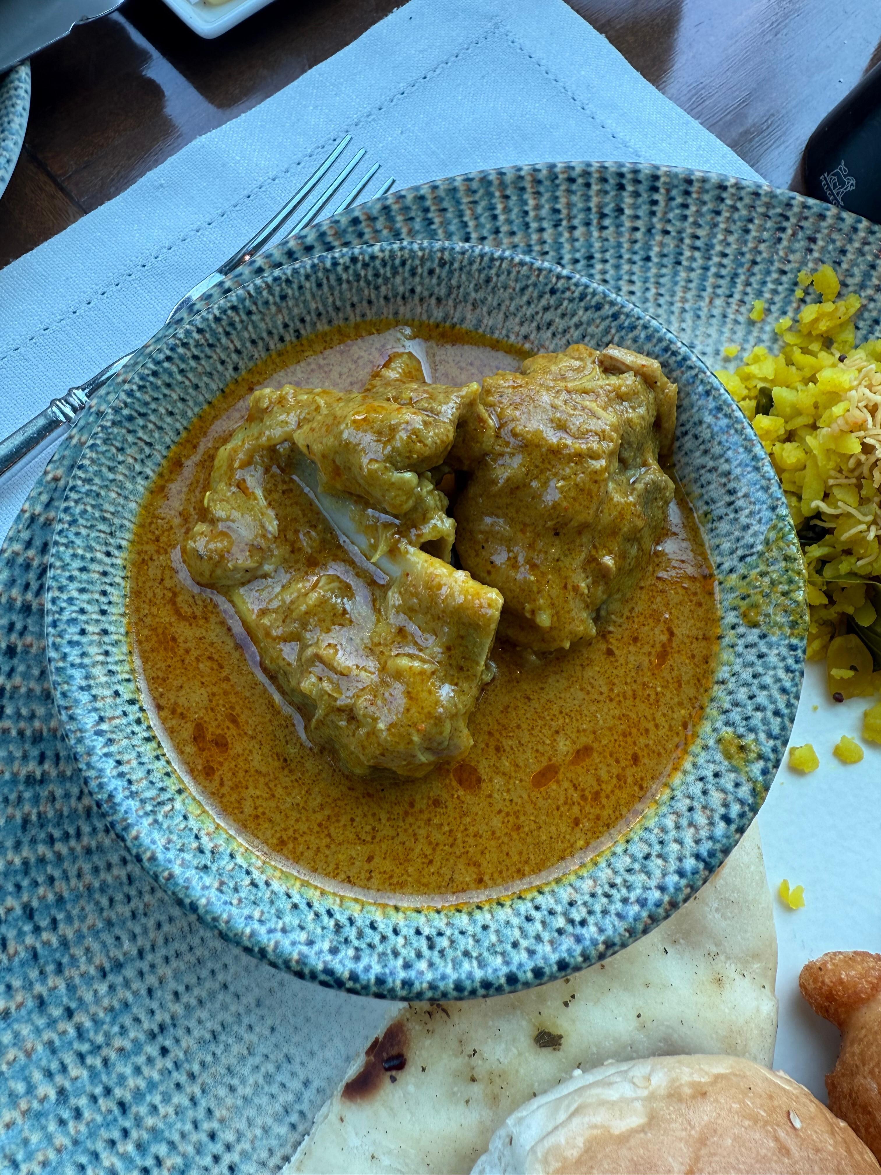 The Lamb Nihari at breakfast is so amazing…. Cheers to the chef 