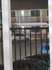 View of the parking lot