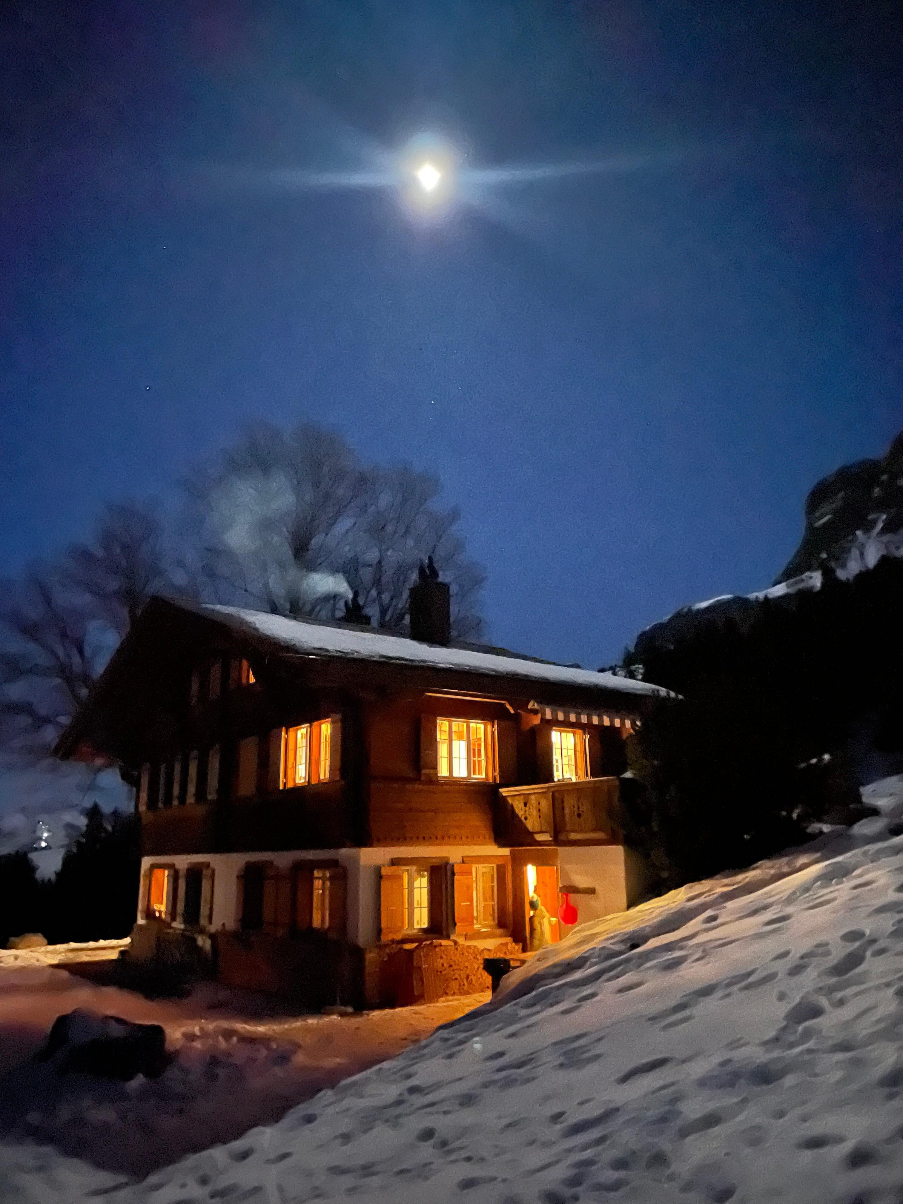Winterabendspaziergang