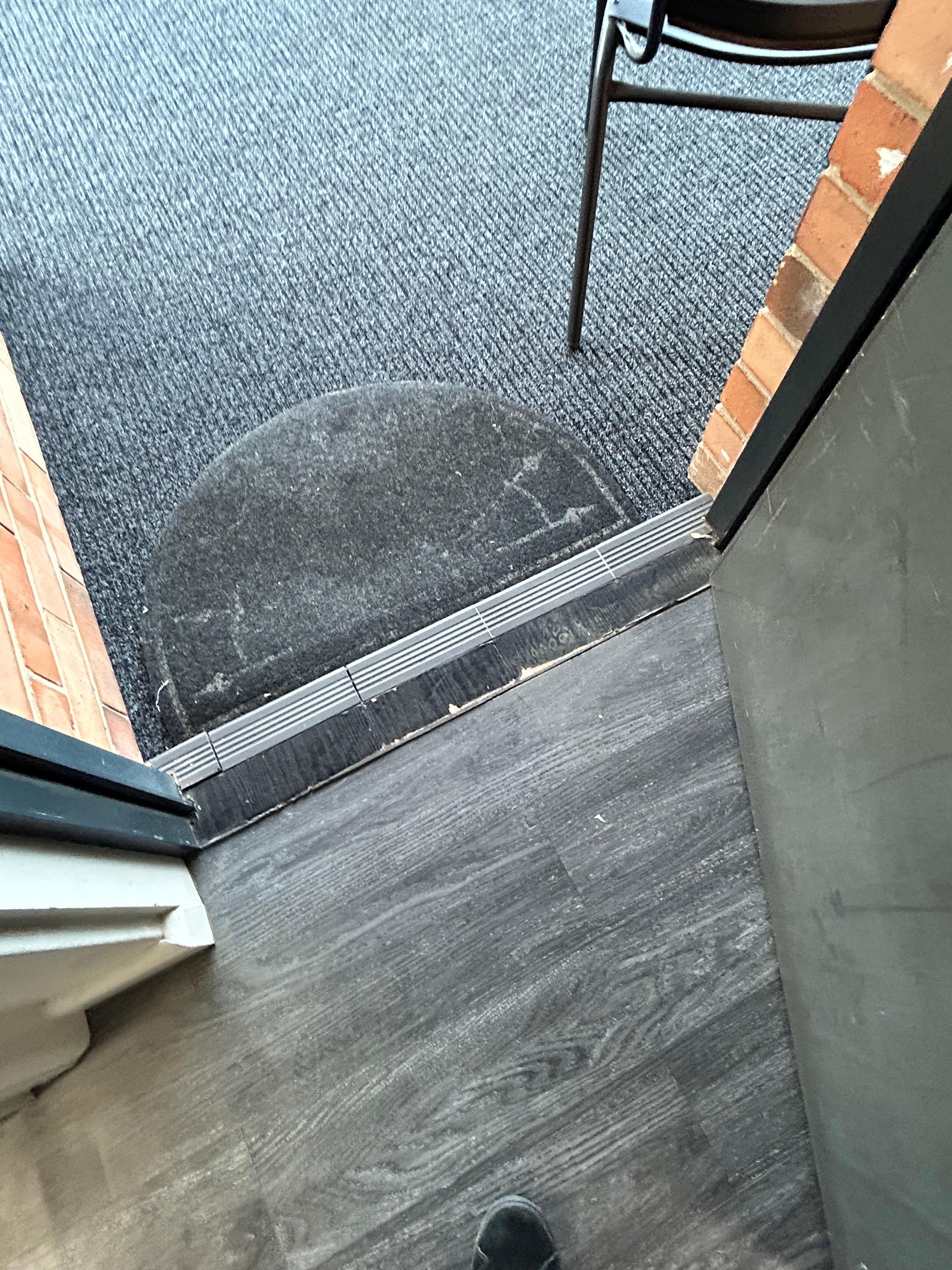 very poor workmanship on flooring