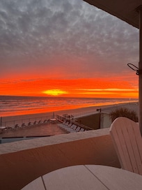 Just one of the gorgeous sunrises from our balcony