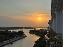 Sunset from balcony