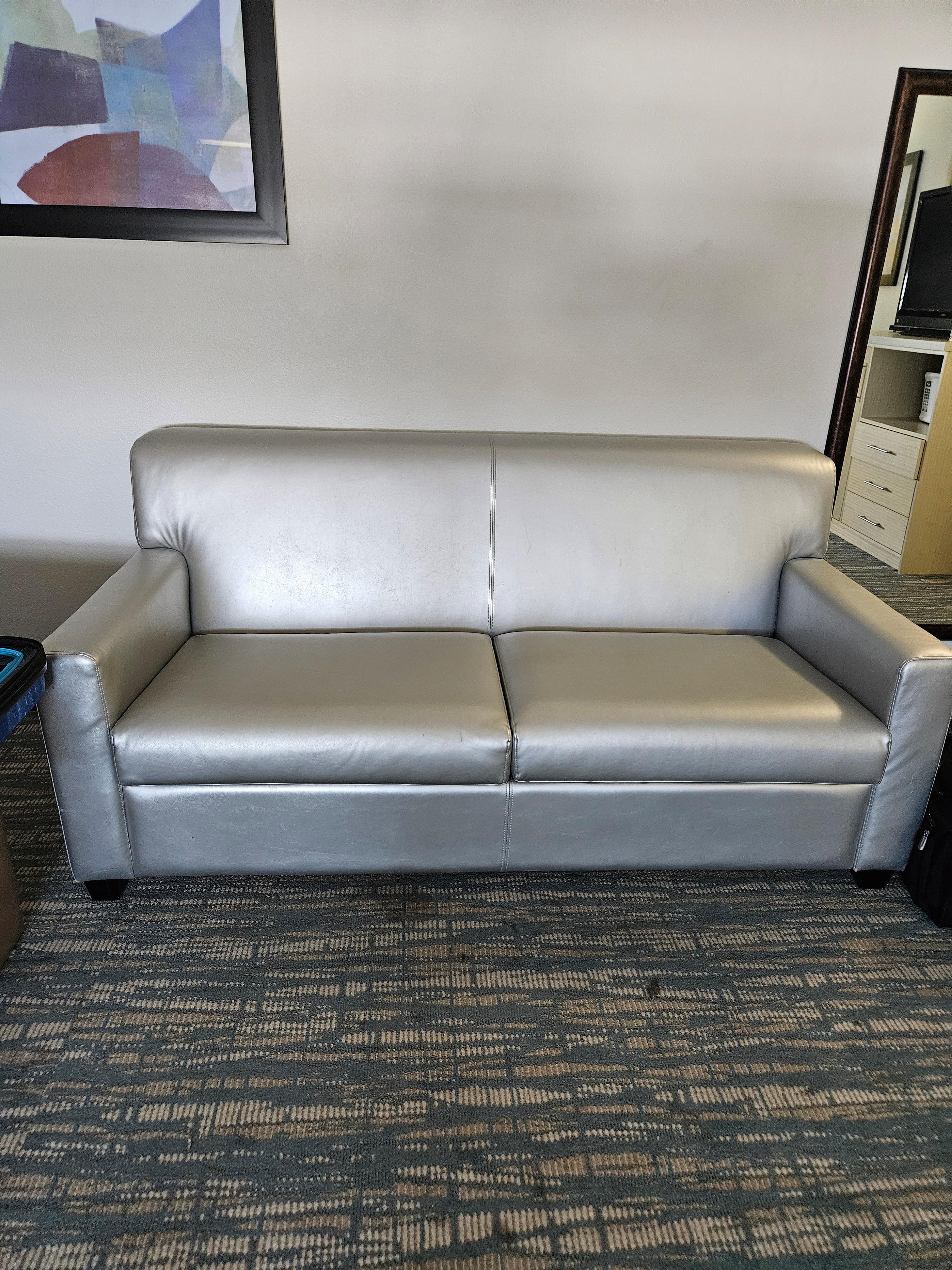 Silver loveseat?? 