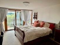 Bedroom with views