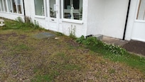 External view of the property looking unkempt