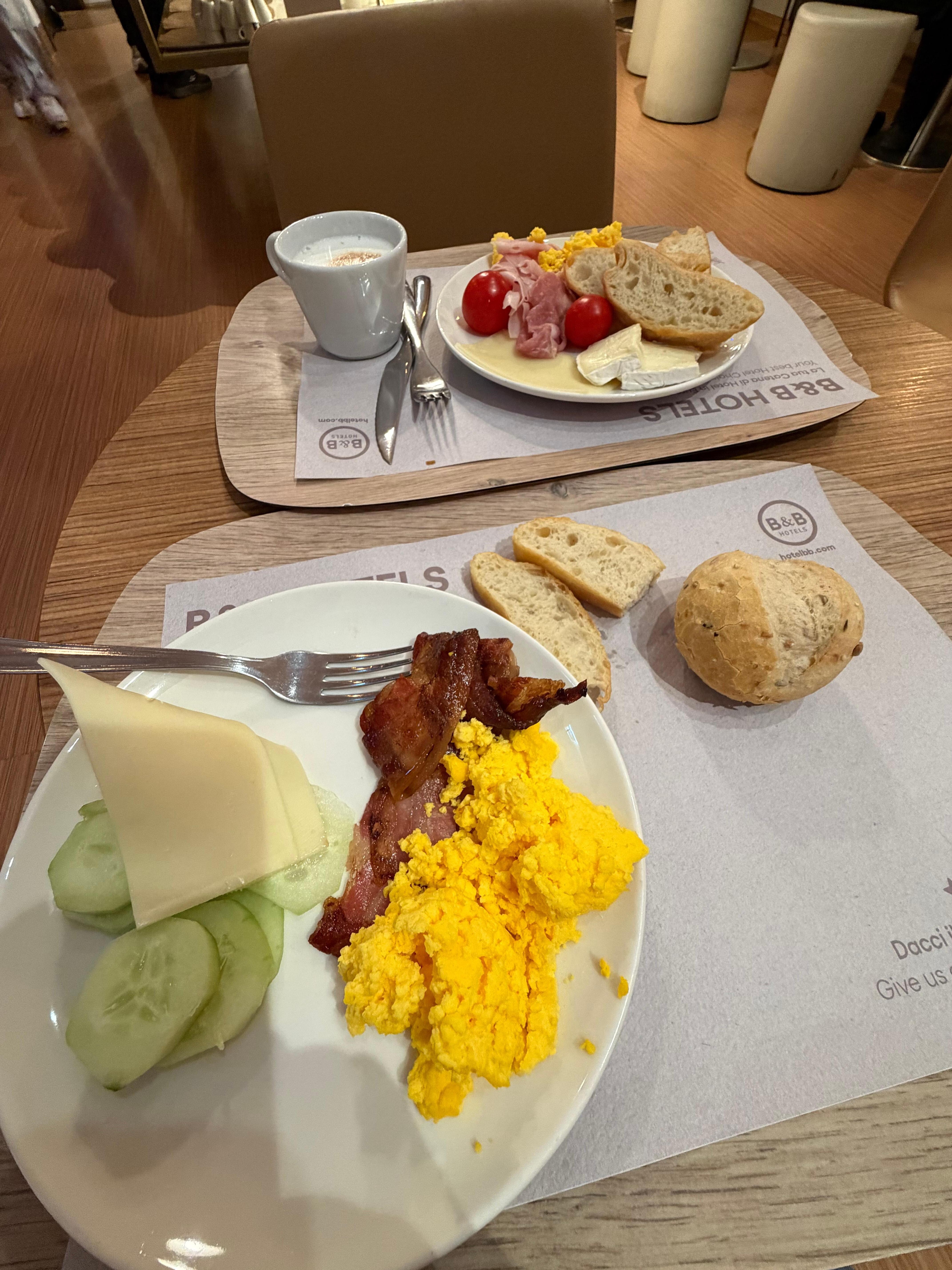 Simple hearty breakfast 