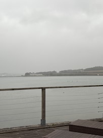 View of the tide in