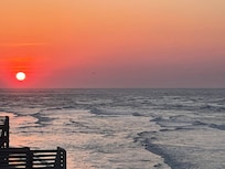 Sunrise off the balcony.