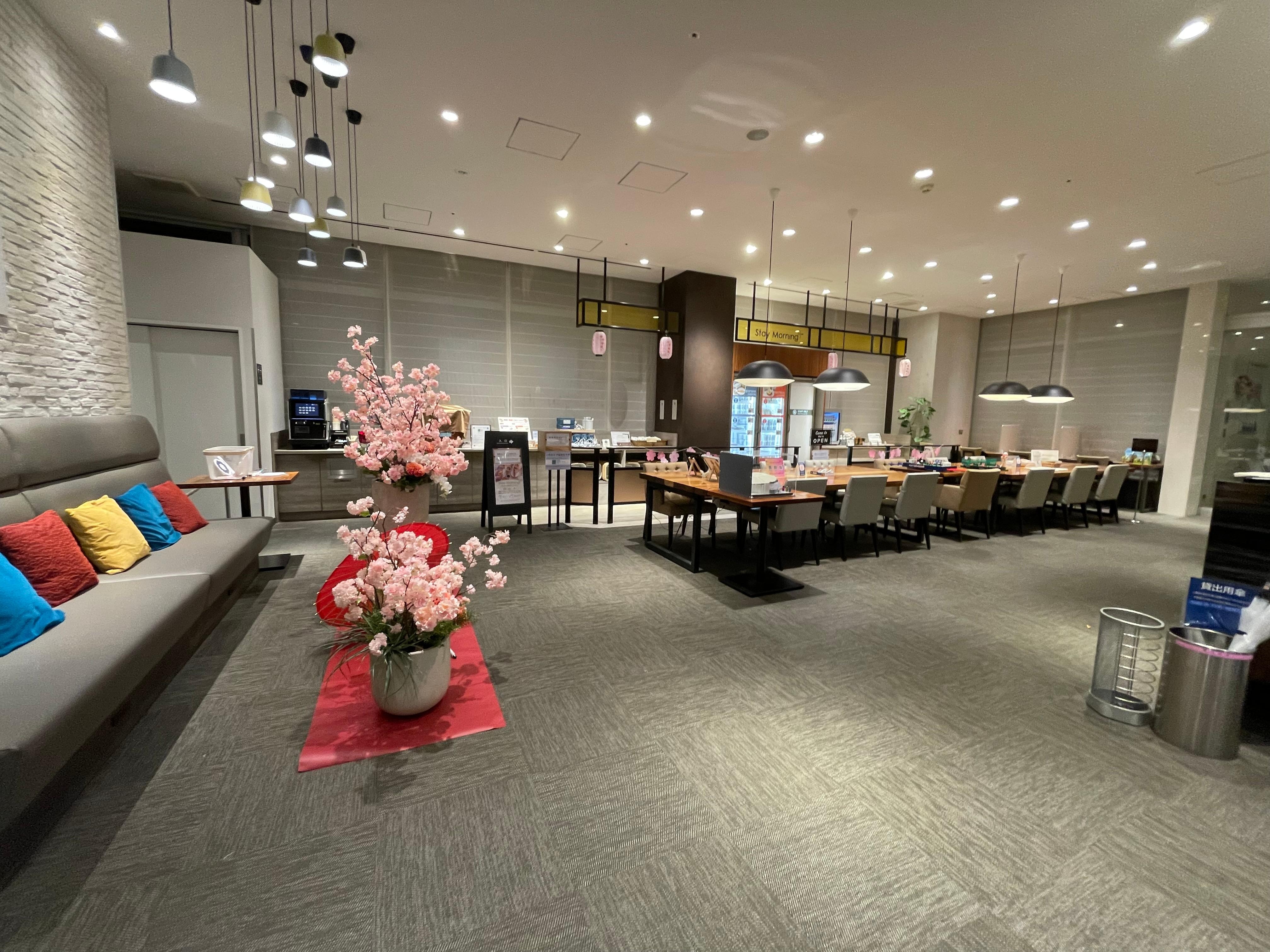 ロビー
ちょっとしたボードゲームなども置かれていました。