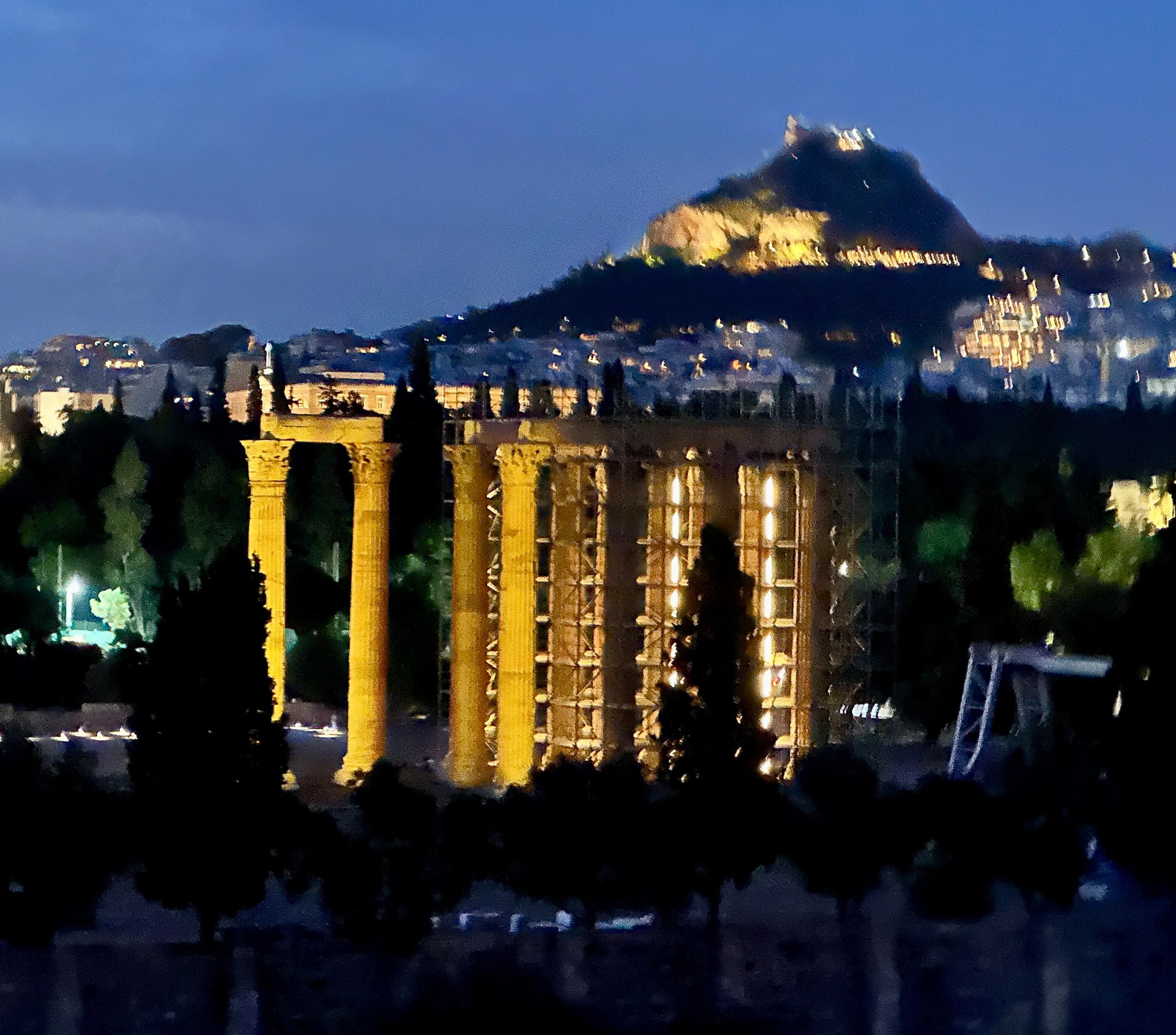 View from the roof-top bar.