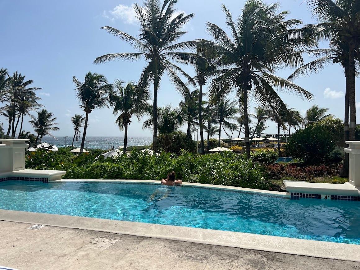 Our private pool - heaven.