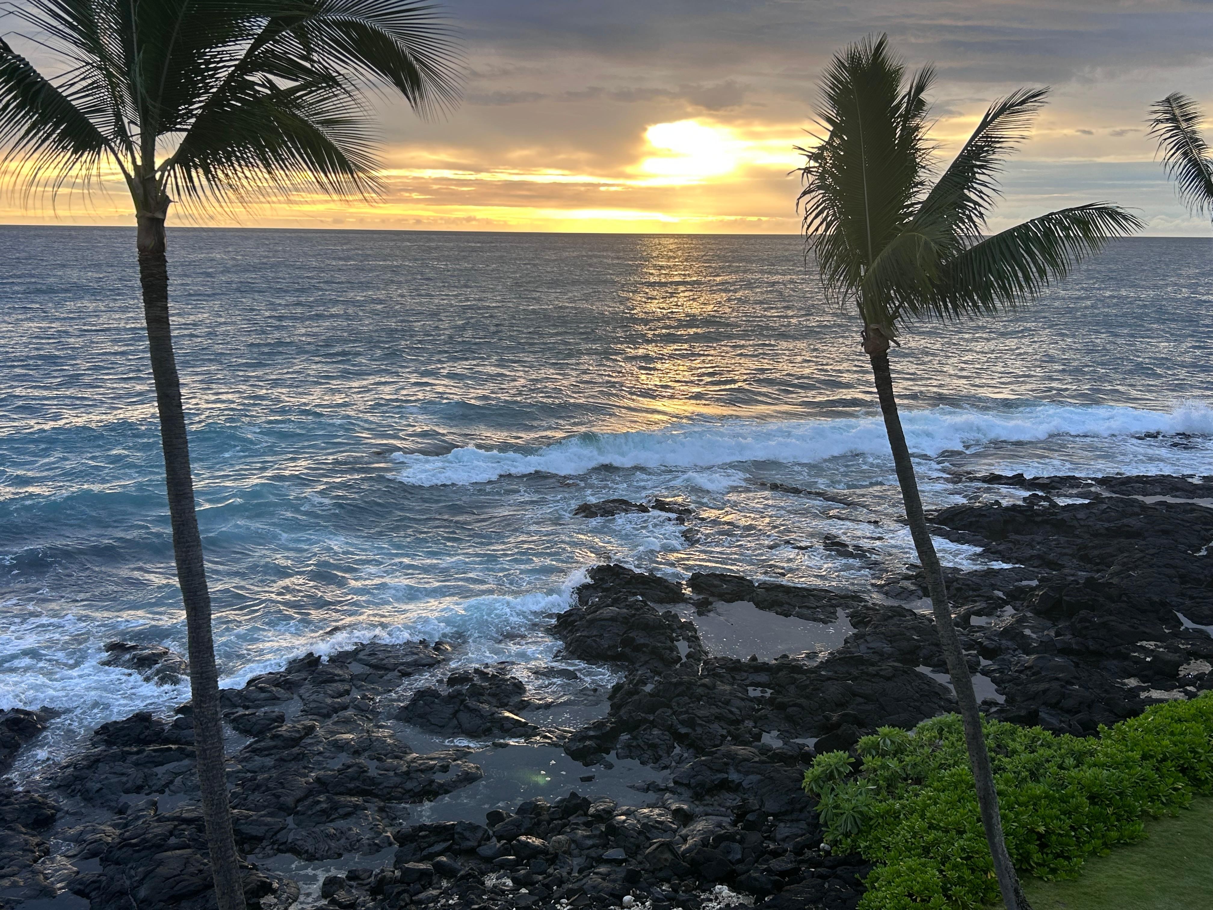 Sunset from the lanai