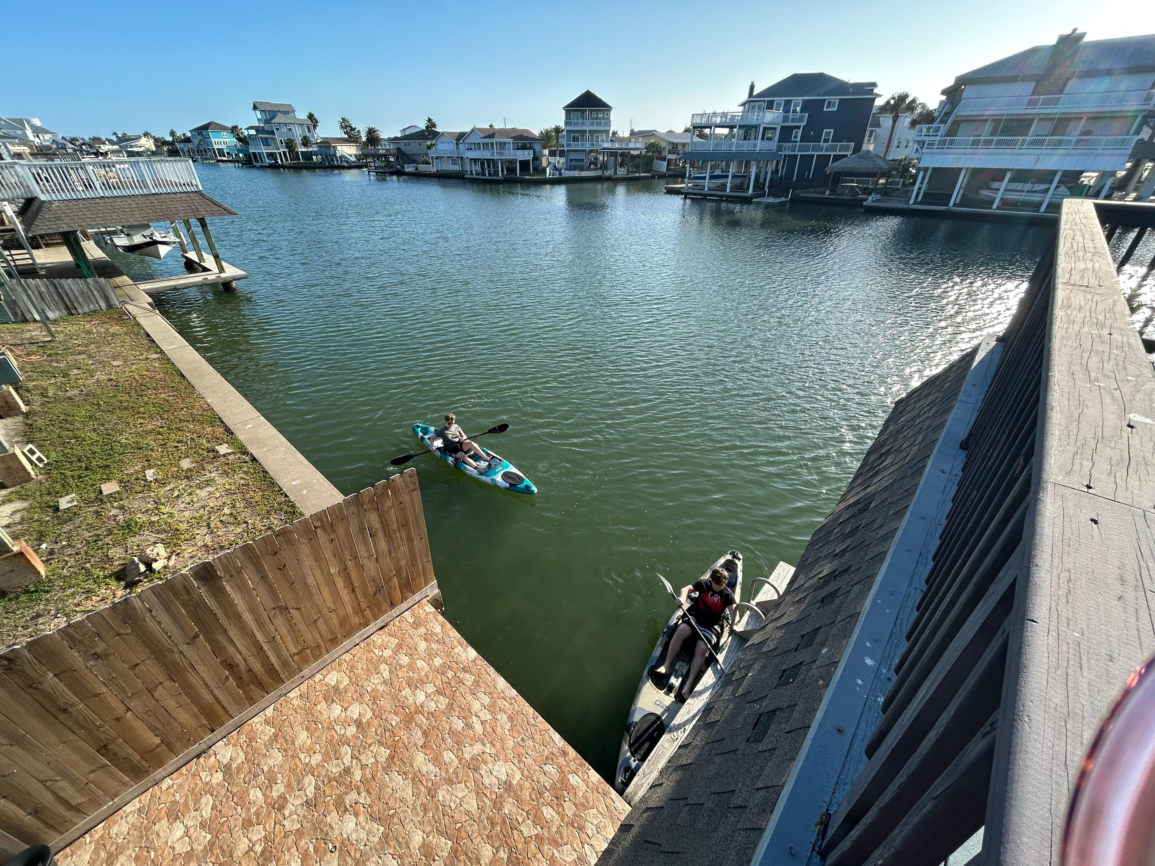 Kayaking the canals