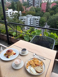 Breakfast with a view