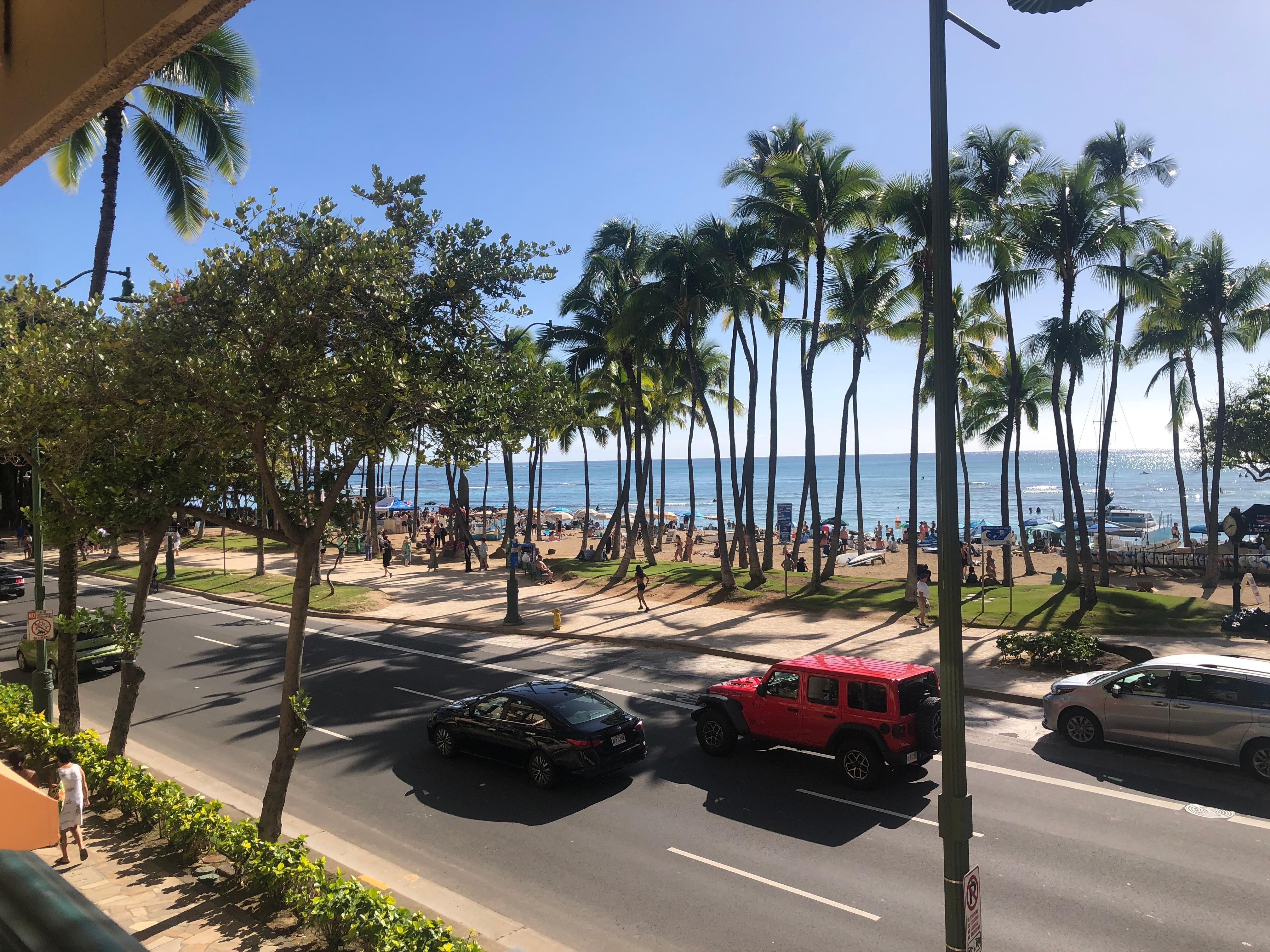 Location- straight across from the beach. 