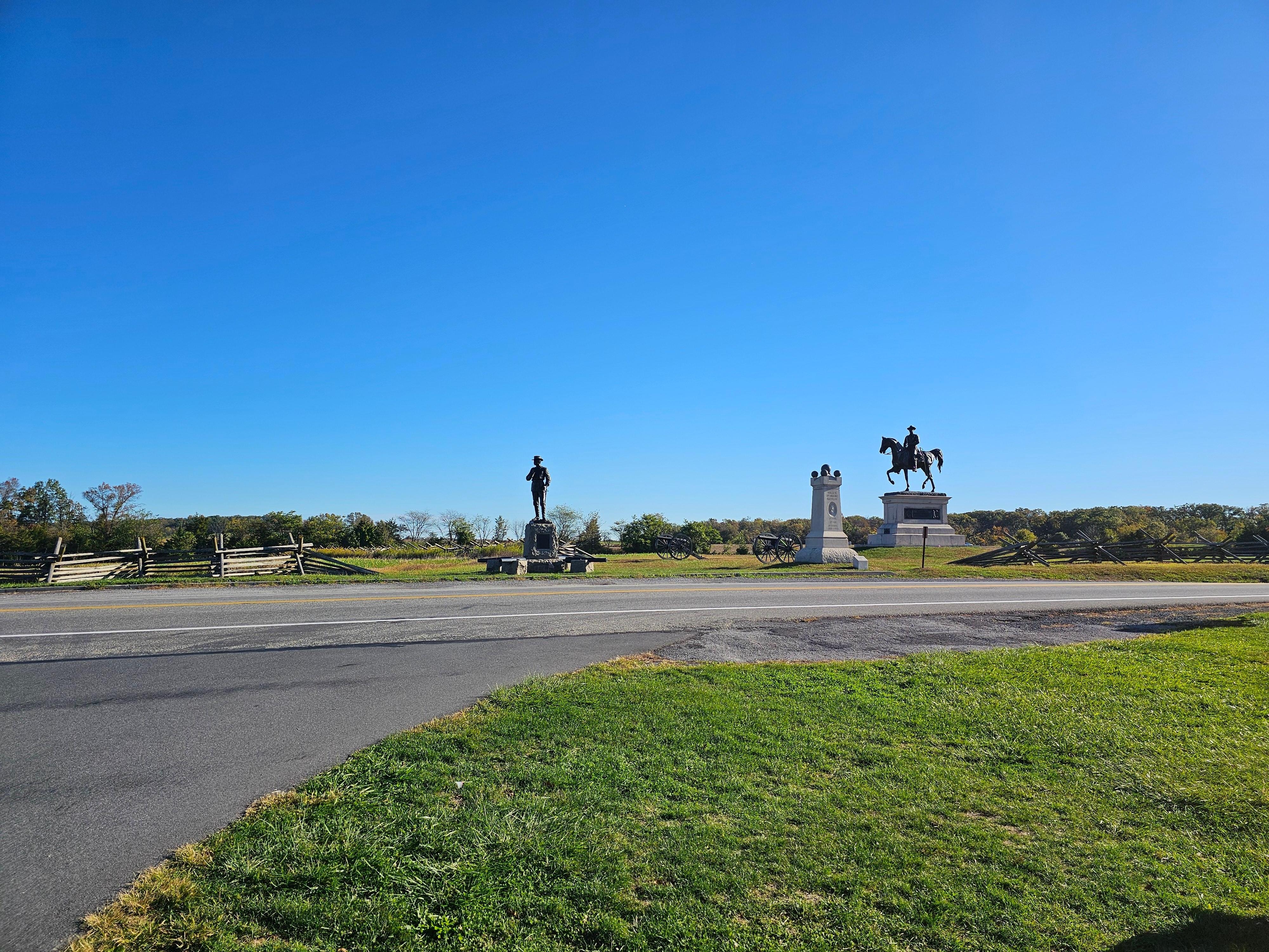 Battle at Gettysburg.