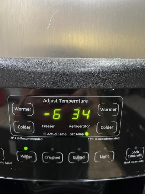 This is the Setpoint of the freezer and fridge