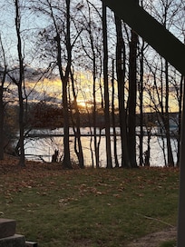 Don’t miss the sunset as the property is located right on Dodge Pond