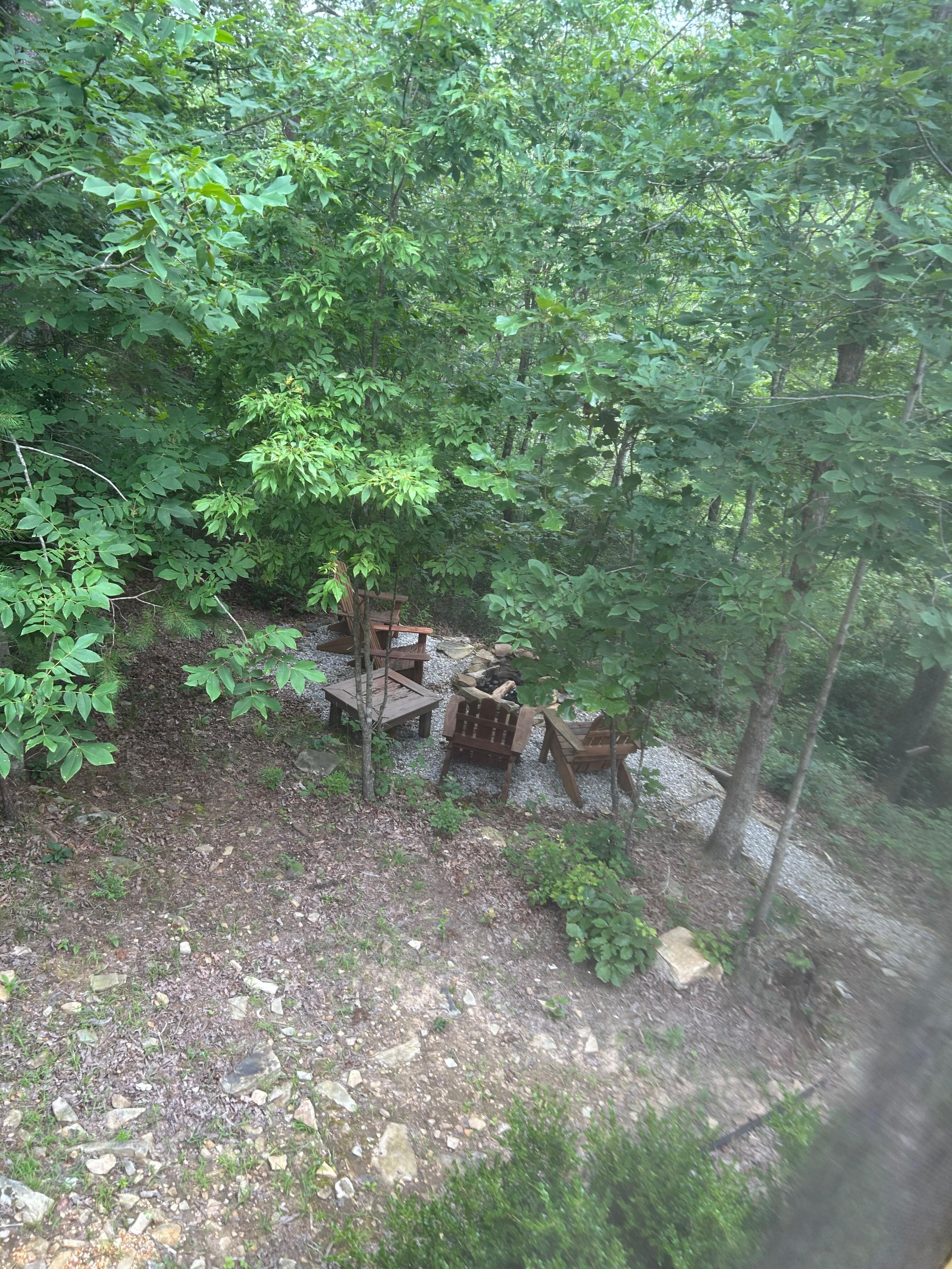 Fire pit area
