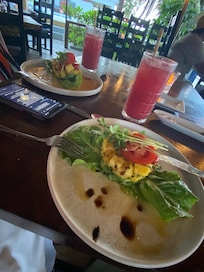 Delectable cuisine
- Pineapple salad
- Sugarless watermelon juice