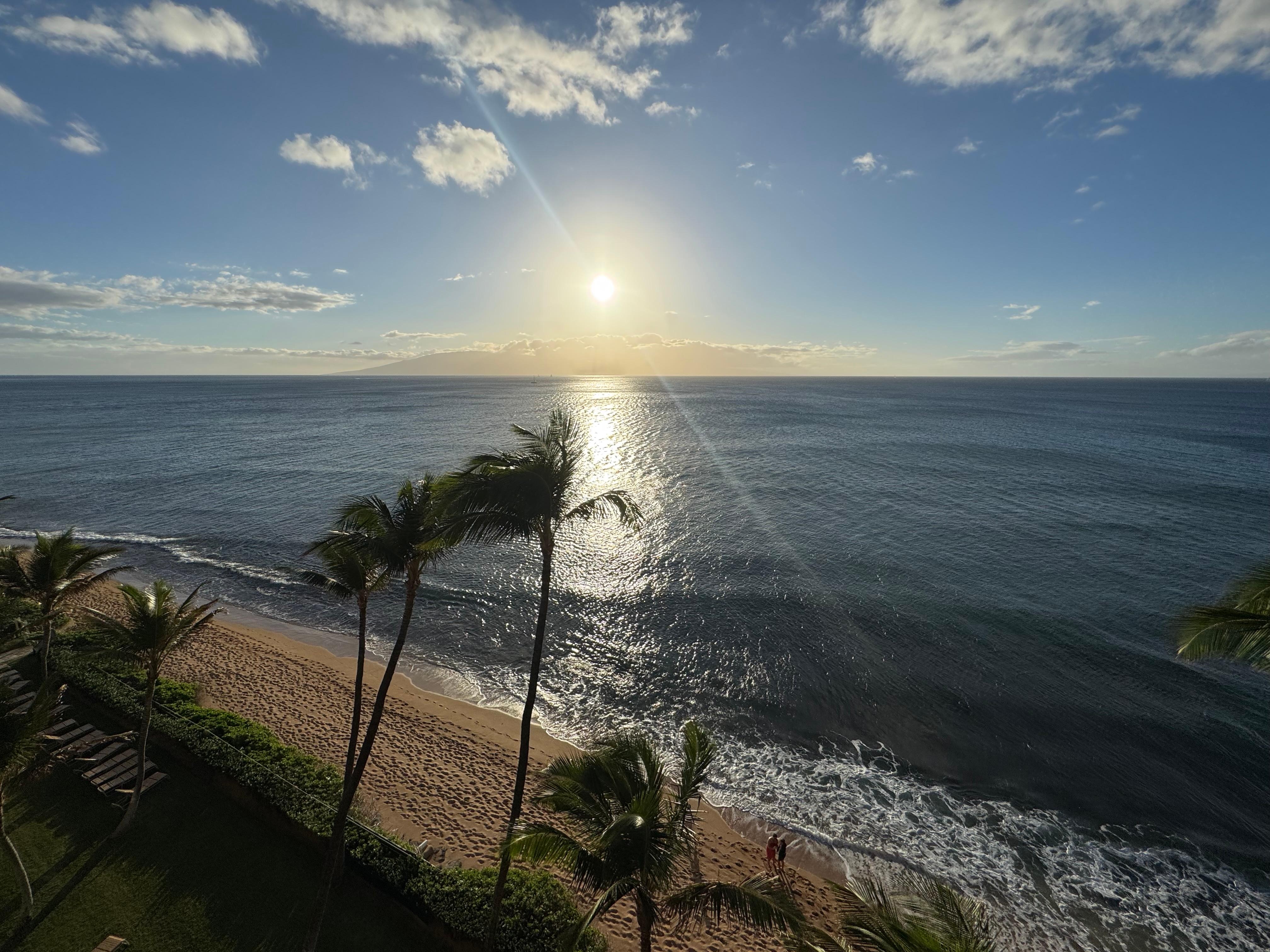 Sunset from the lanai