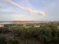 Porch overlooking lake Travis