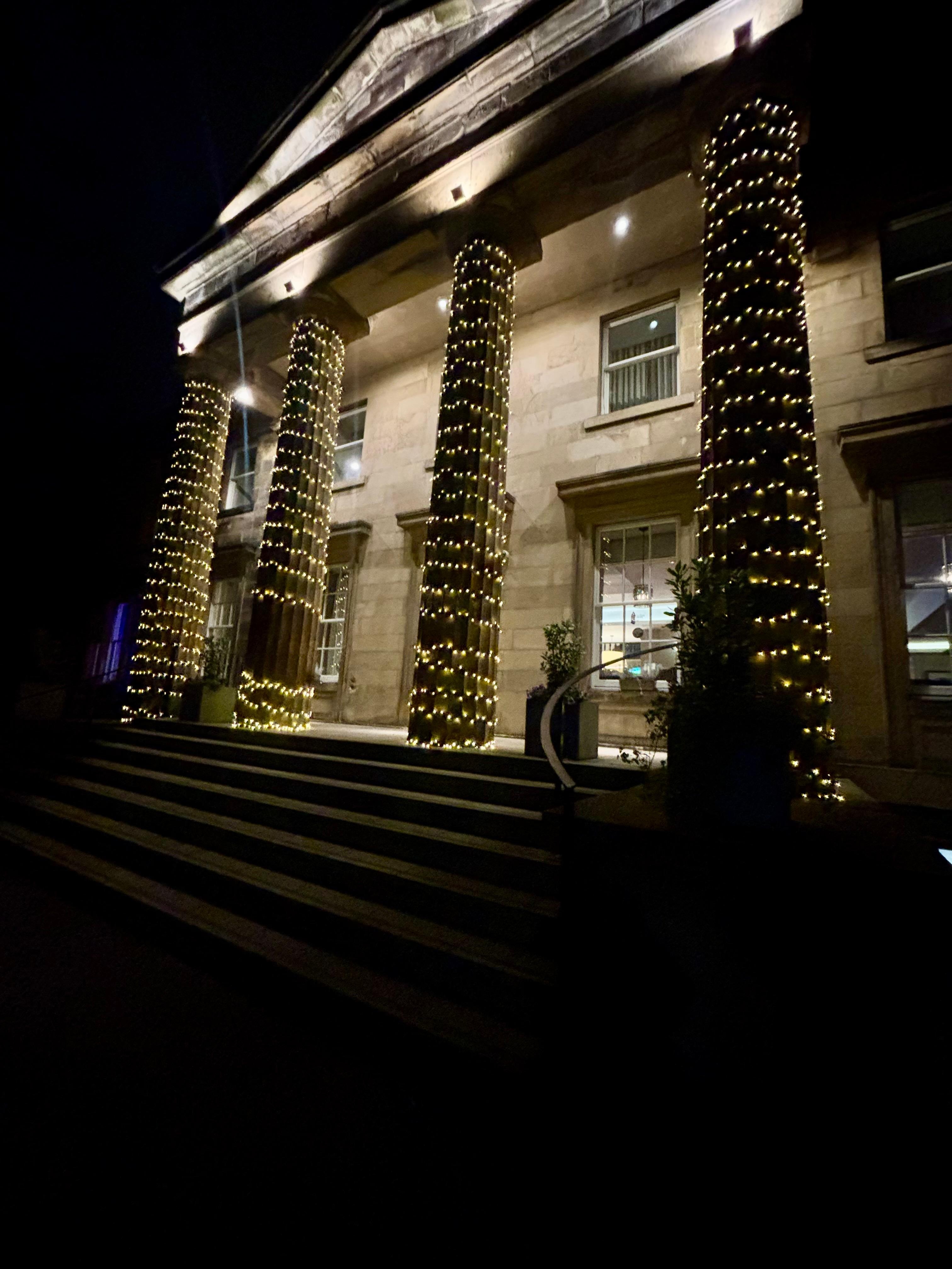 Lights came on one night out of 3, well after dark. 