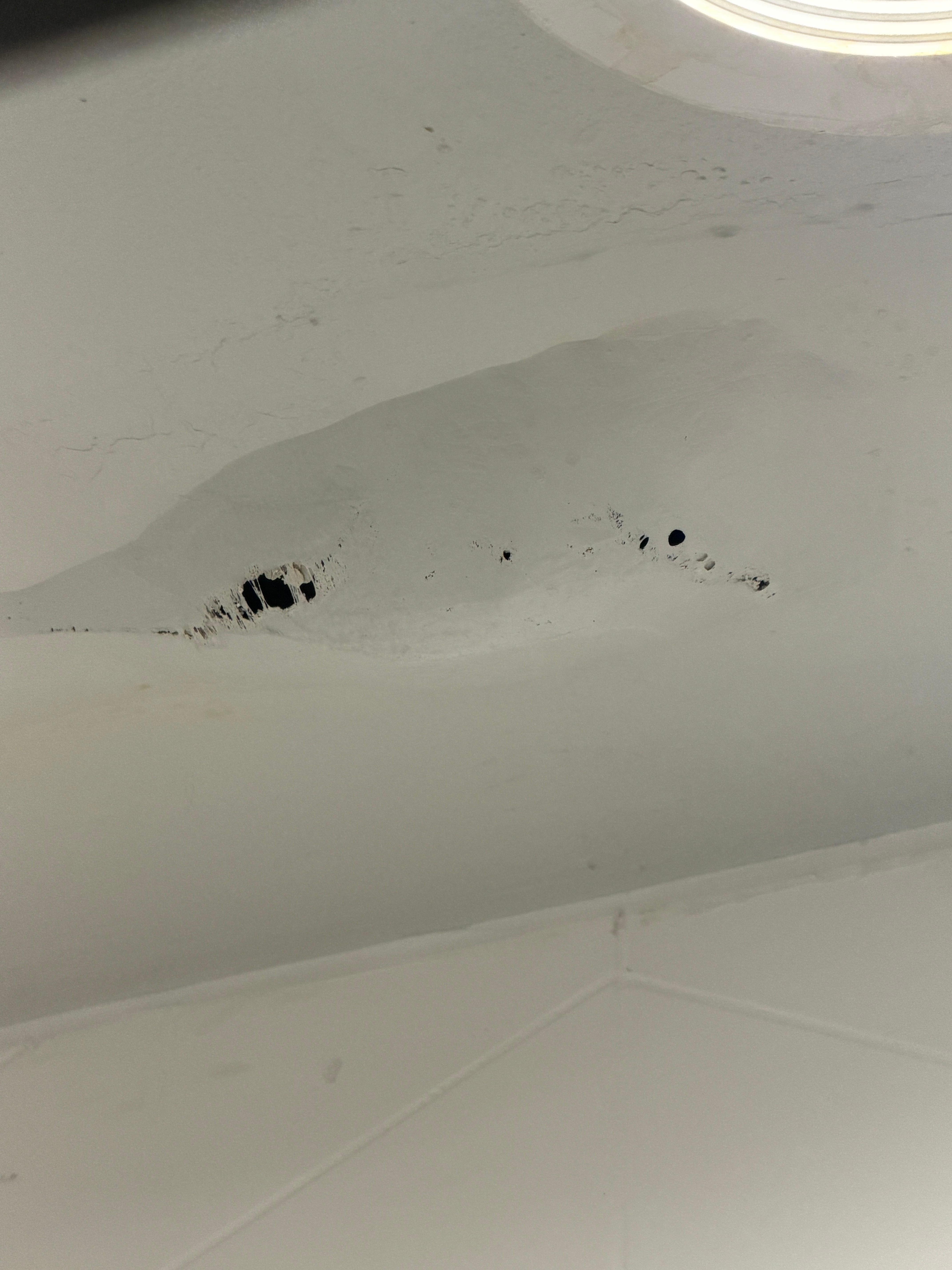 Bubble filled with water/sewage pipe?