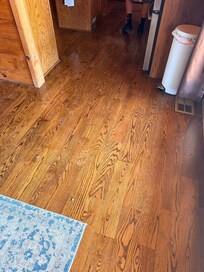 Arrived to a dirty floor.