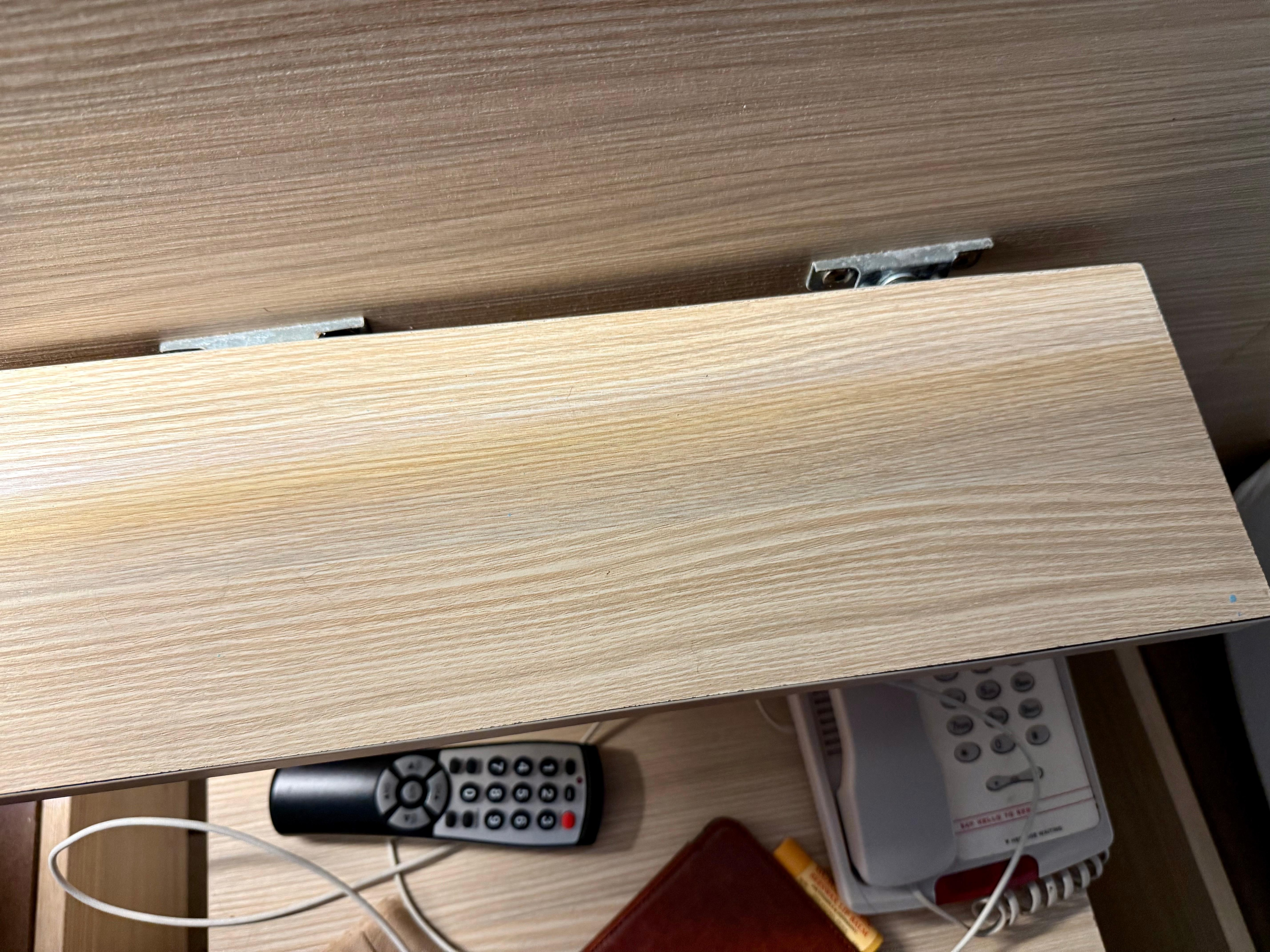 Top shelf of the nightstand was coming off