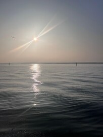 Lagoon view from hotel room