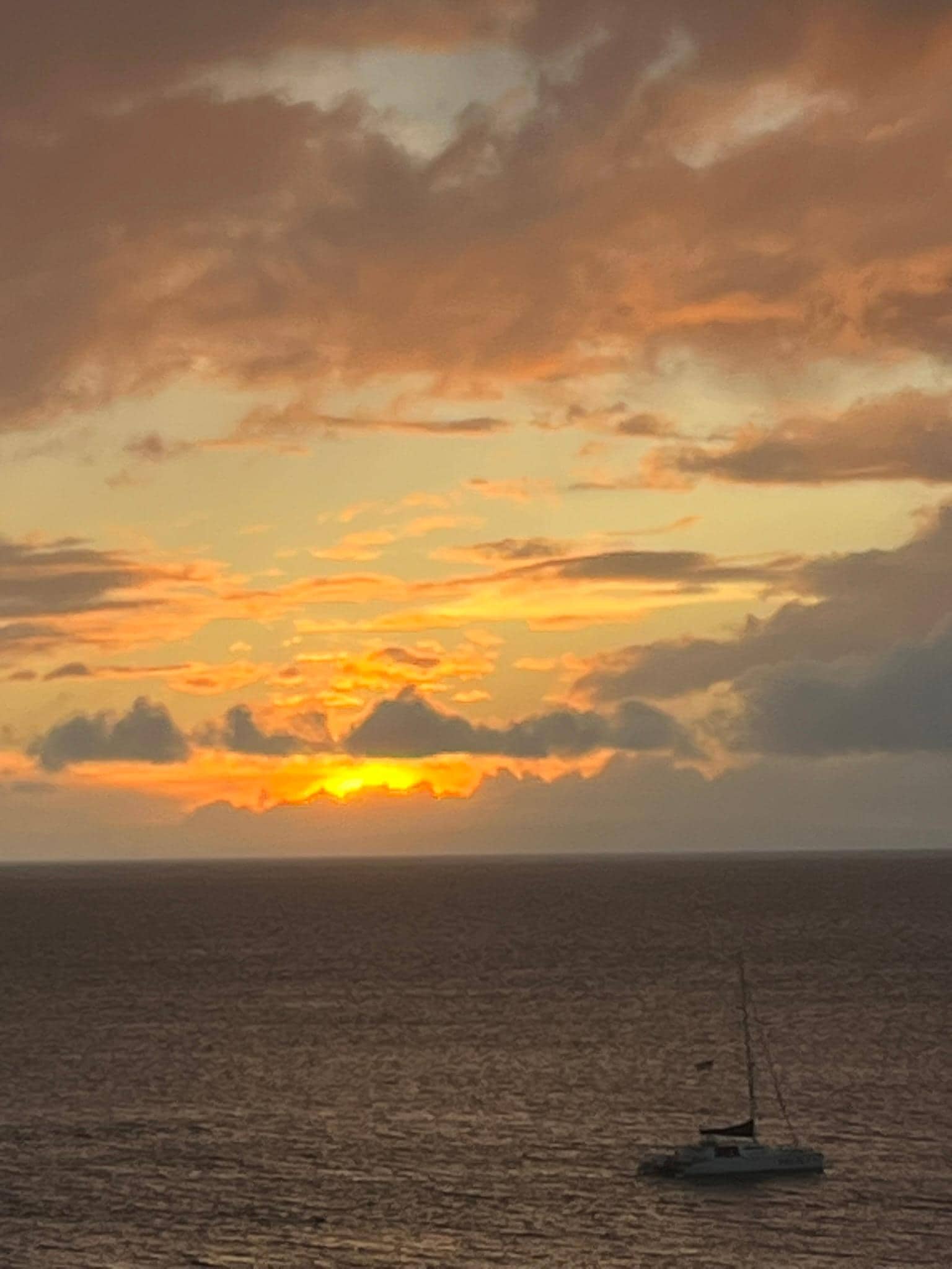 Sunset from the lanai