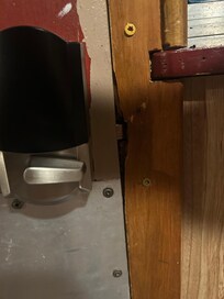 “Deadbolt” barley locked