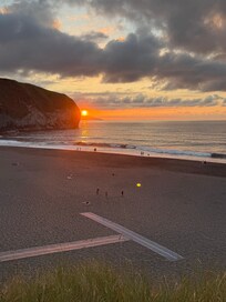 Sunset from beach