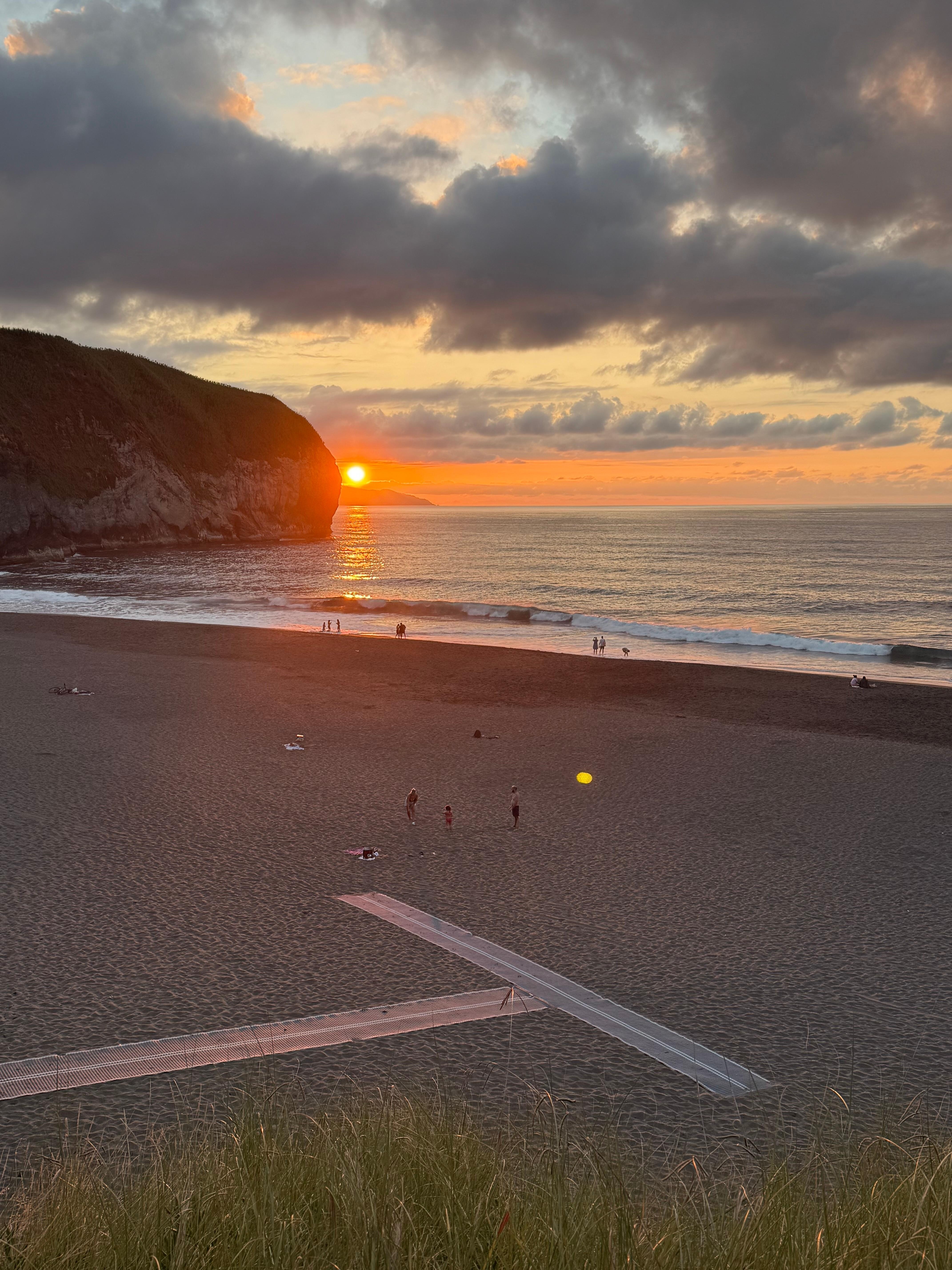 Sunset from beach