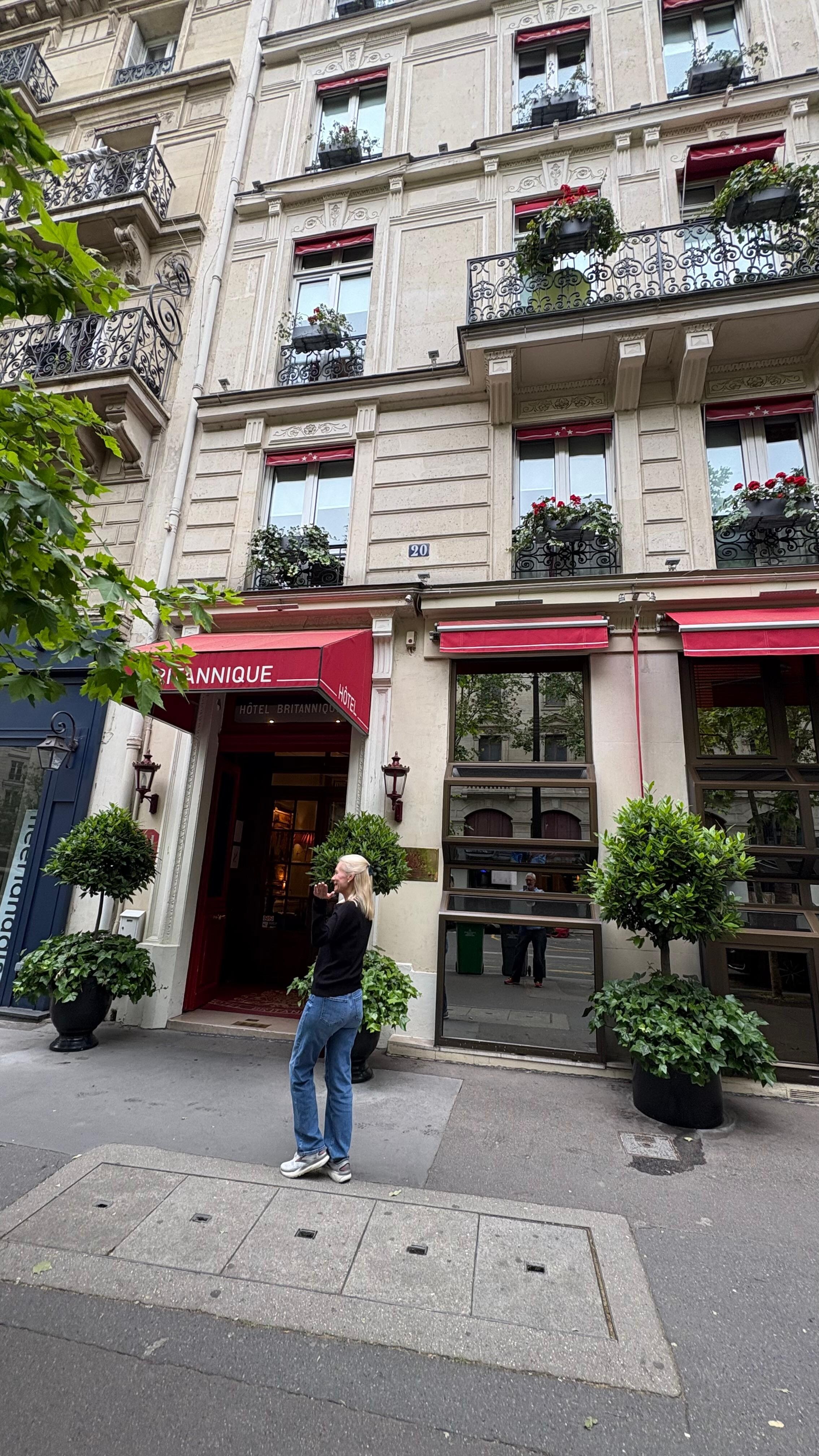 Front of hotel