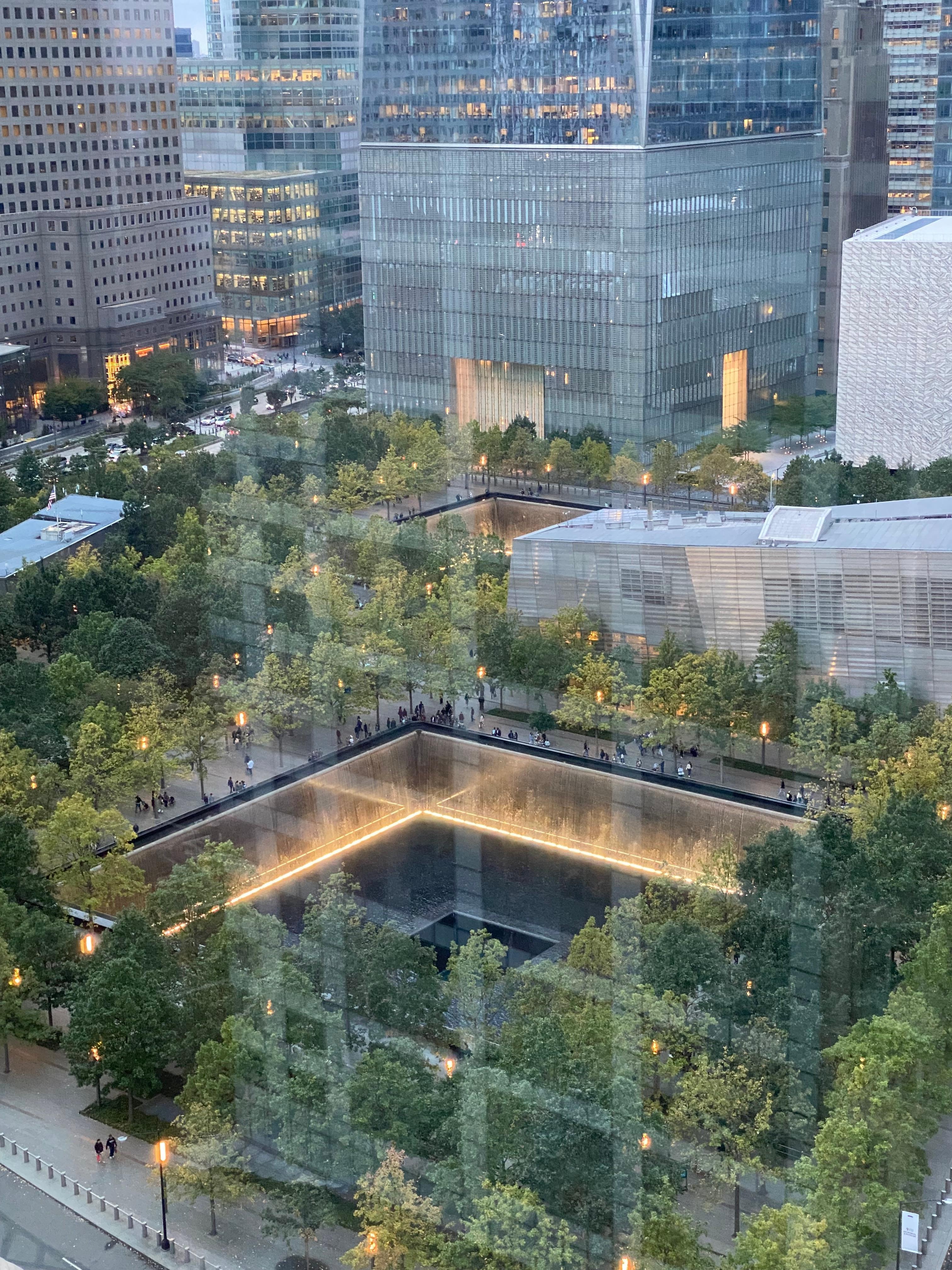 Night view from our room