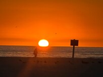 Enjoy relaxing while watching the sun set.