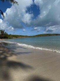 The beach at Seven Seas (you can walk or pay to park in the lot $5)