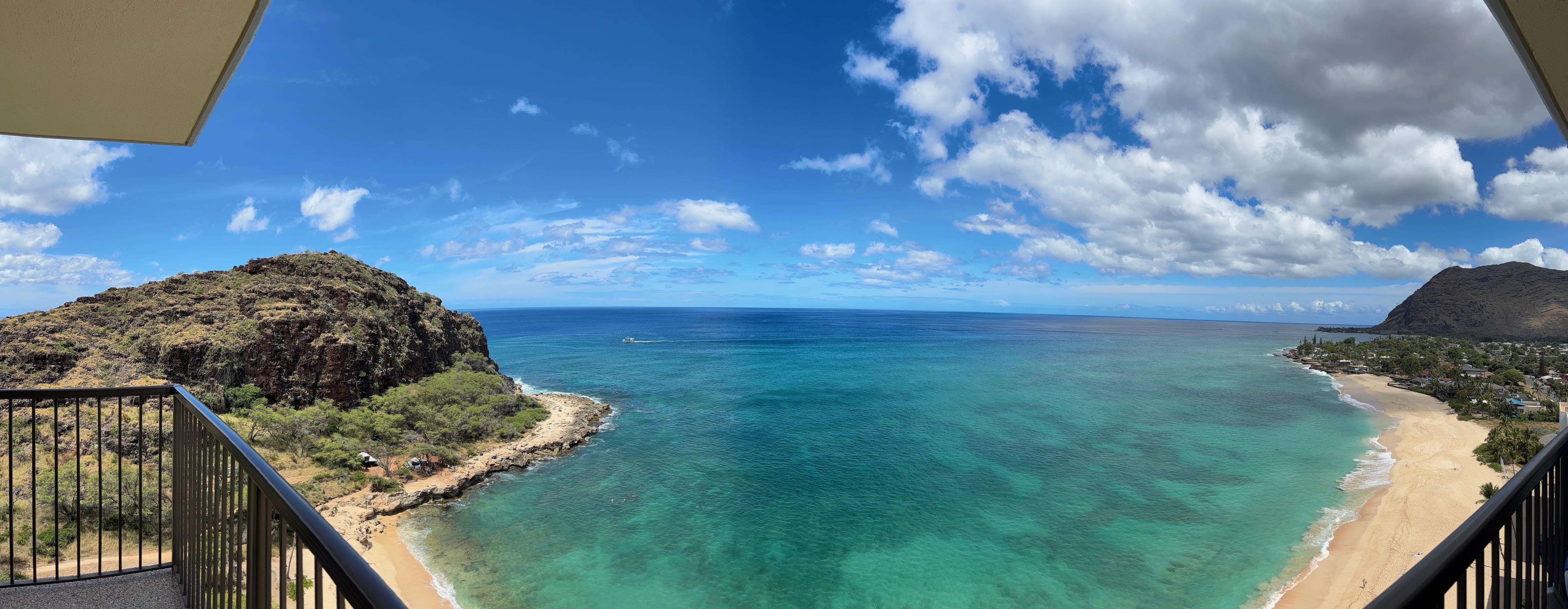 View from the lanai