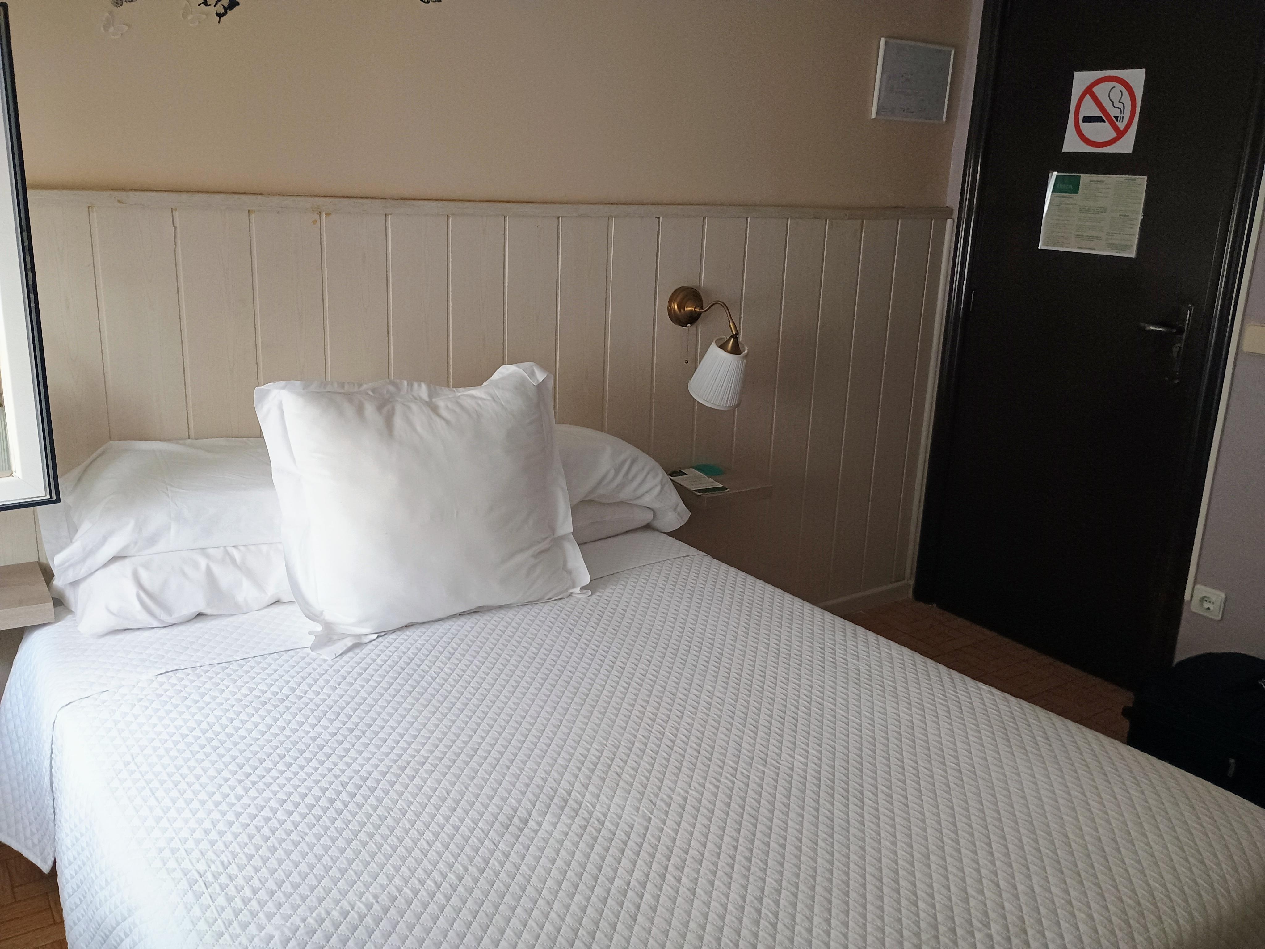 View of my room. Picture taken when leaving, room was sharp when received :)