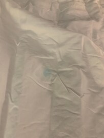 Who doesn’t love a blue mystery stain