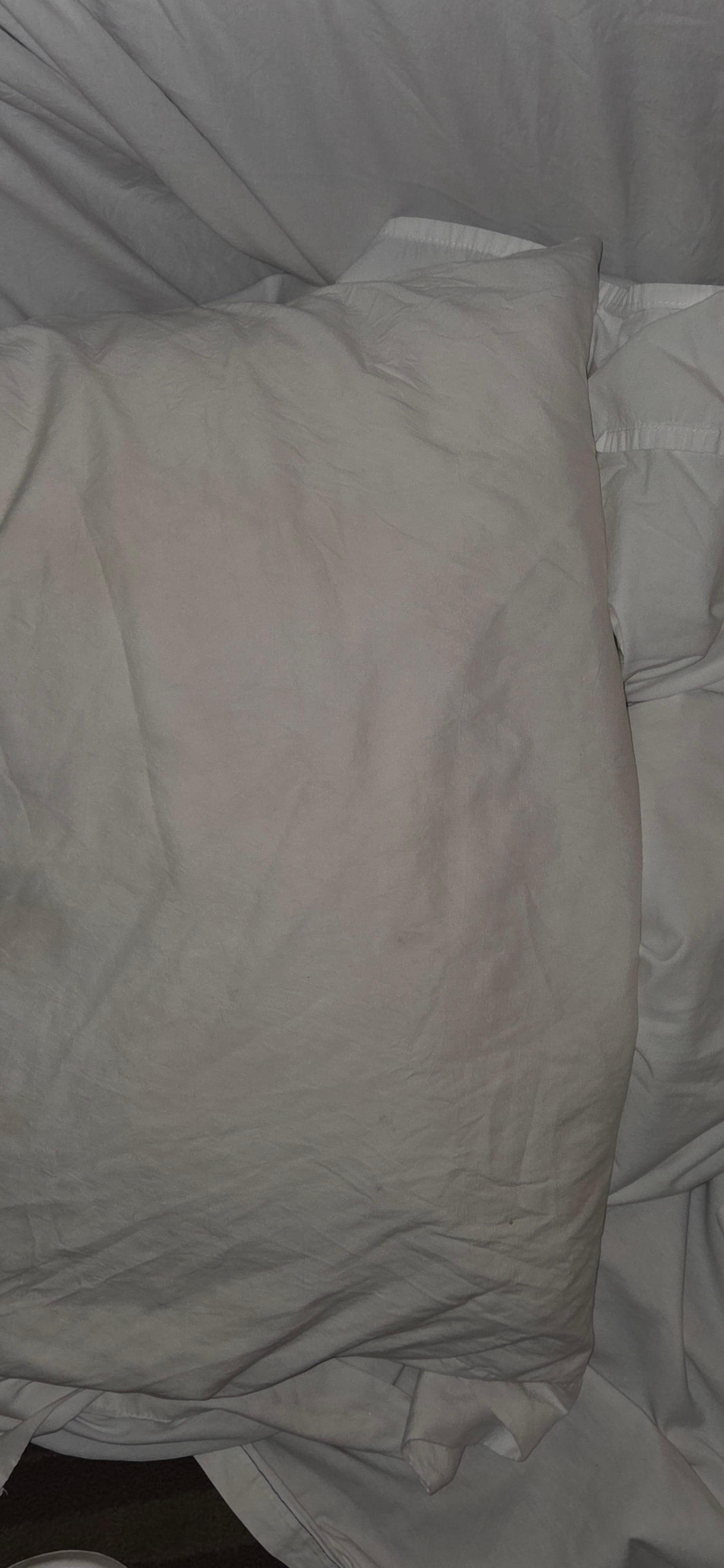 Blood stained sheets 